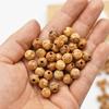 100 Stück Natürliche Olivenholzperlen für Schmuck Holz Basteln Abstandshalter Kugel Diy Rund Umweltfreundlich Armband Halskette 6mm 8mm 7mm 10mm
