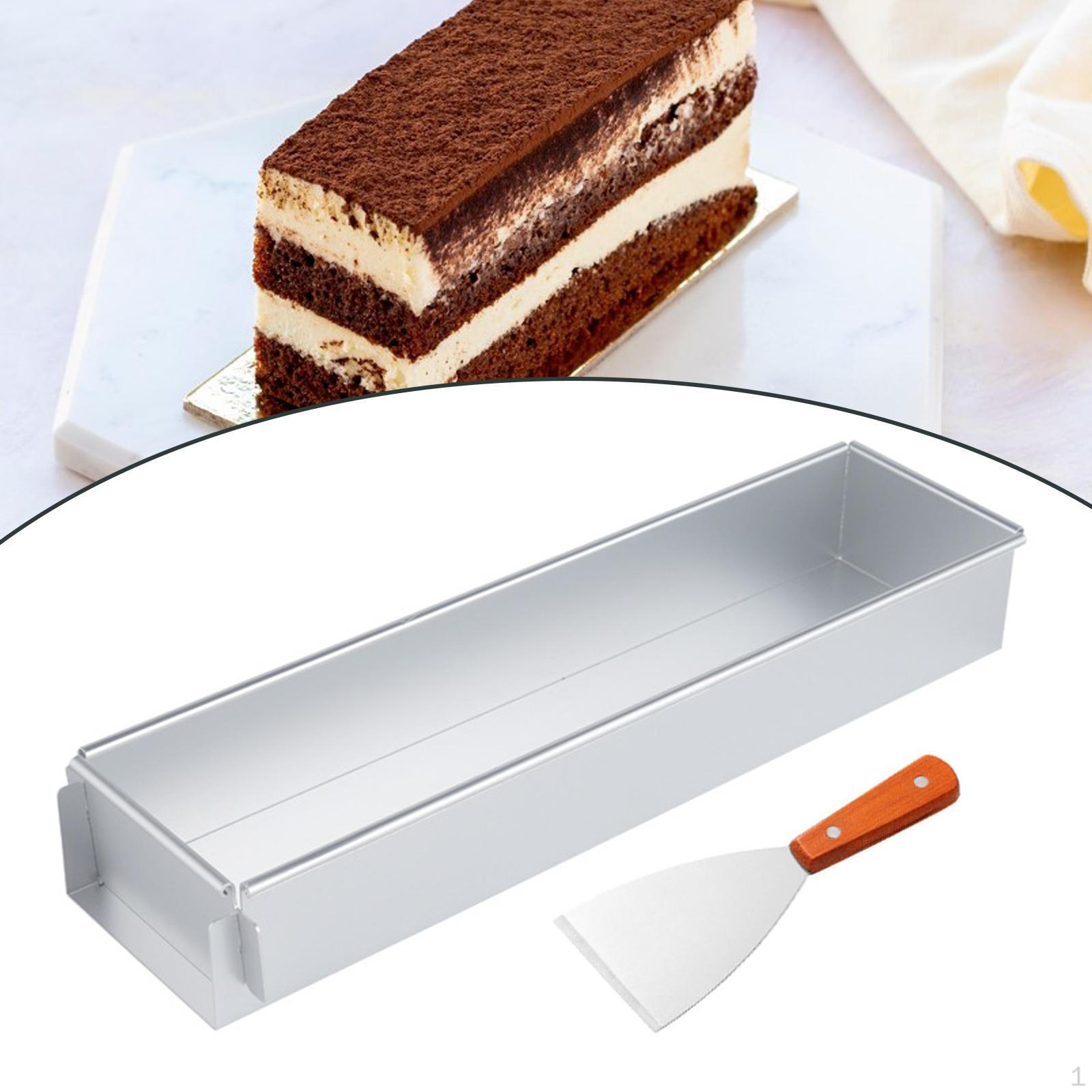 

Форма для выпечки чизкейка из алюминиевого сплава с гаджетом-инструментом для кексов Тирамису, прямоугольный торт для with Slanted mouthed
