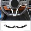 Real Carbon Fiber Steering Wheel Trim For Alfa Romeo Giulia Stelvio 2017-