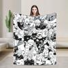 Anime Haikyuu Plush Blankets Miya Atsumu Manga Novelty Throw Blankets for  Sofa Bedding Lounge 150*125cm Quilt,
