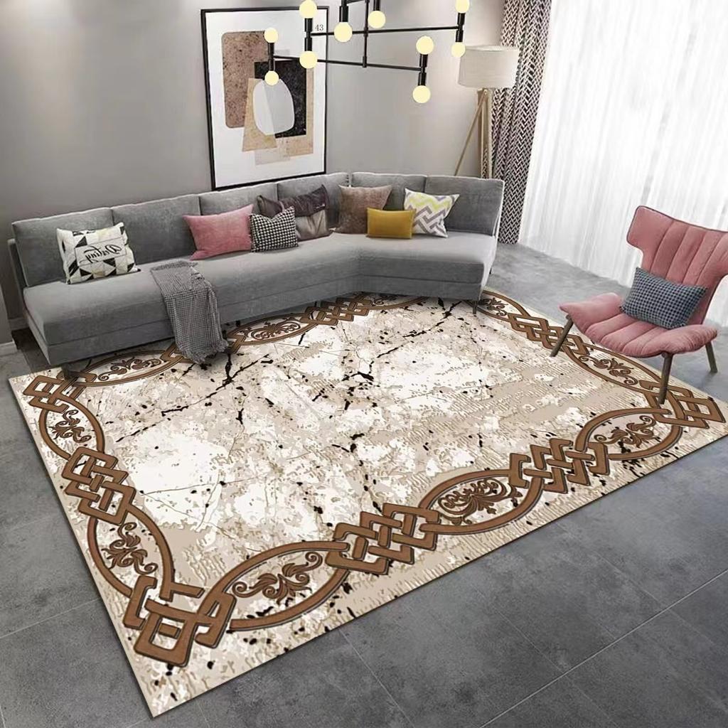 Europa Retro Stil Teppich Party Wohnzimmer Sofa Schlafzimmer Bettseite Arbeitszimmer Eingangstür Matte Rutschfest Leichter Luxus Heimdeko Matte