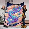 1pc Dragon FantasyOutdoor Blanket, Soft And Comfortable Blanket, Casual Warm Outdoor Blanket, Good Birthday Gift yy260328082