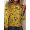 European and American Women's Long Sleeved Printed Fashionable Spring, Summer, Autumn T-shirts, Streetwear Tops