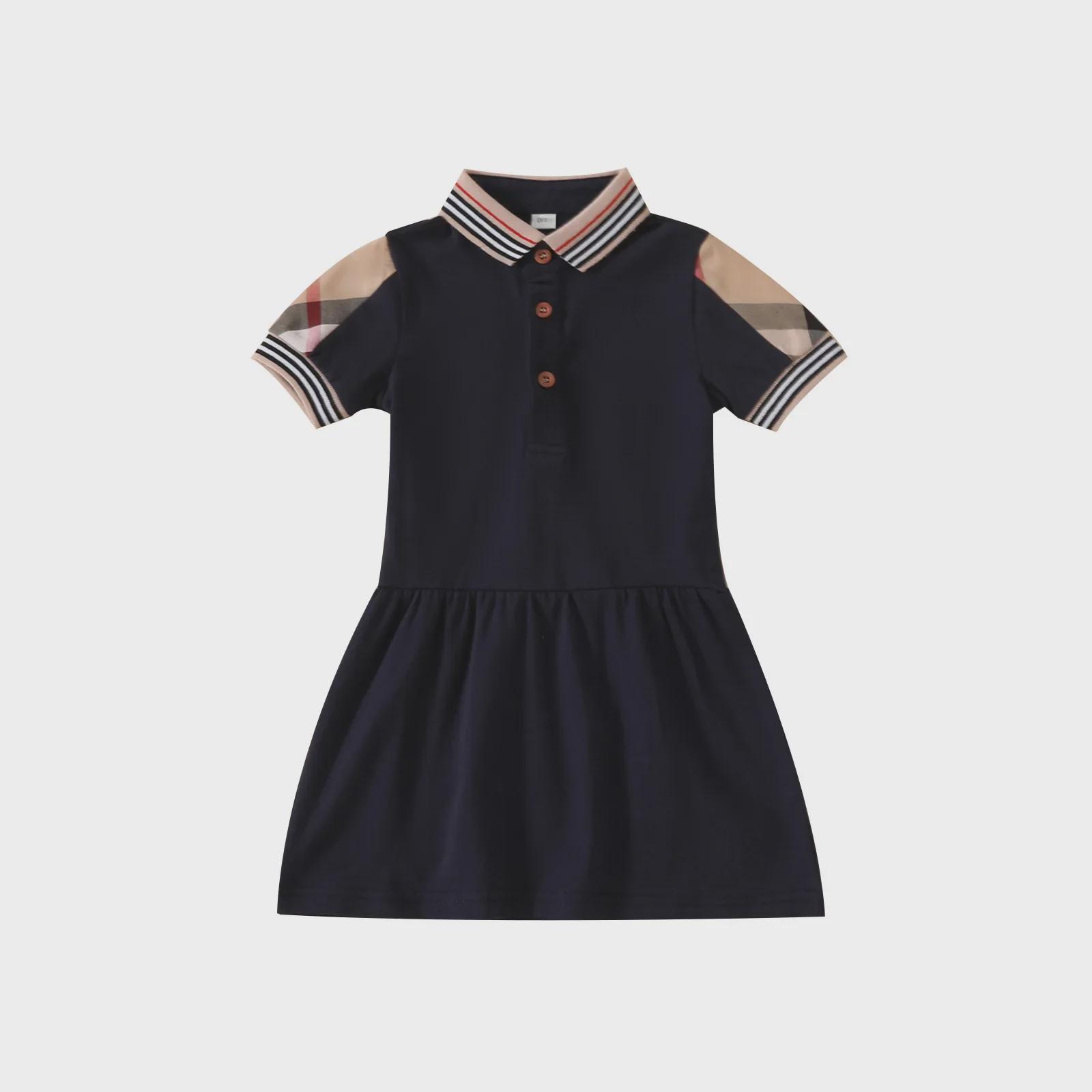 

Летний комбинезон для новорожденного: Очаровательное тонкое платье-боди для самых маленьких 66 cm (6/9 Months) темно-синий