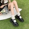 Mode Japanska Mary Jane-skor för kvinnor Retro Skolflicksuniform Tjocksulade Damhögklackar Trendiga och Mångsidiga