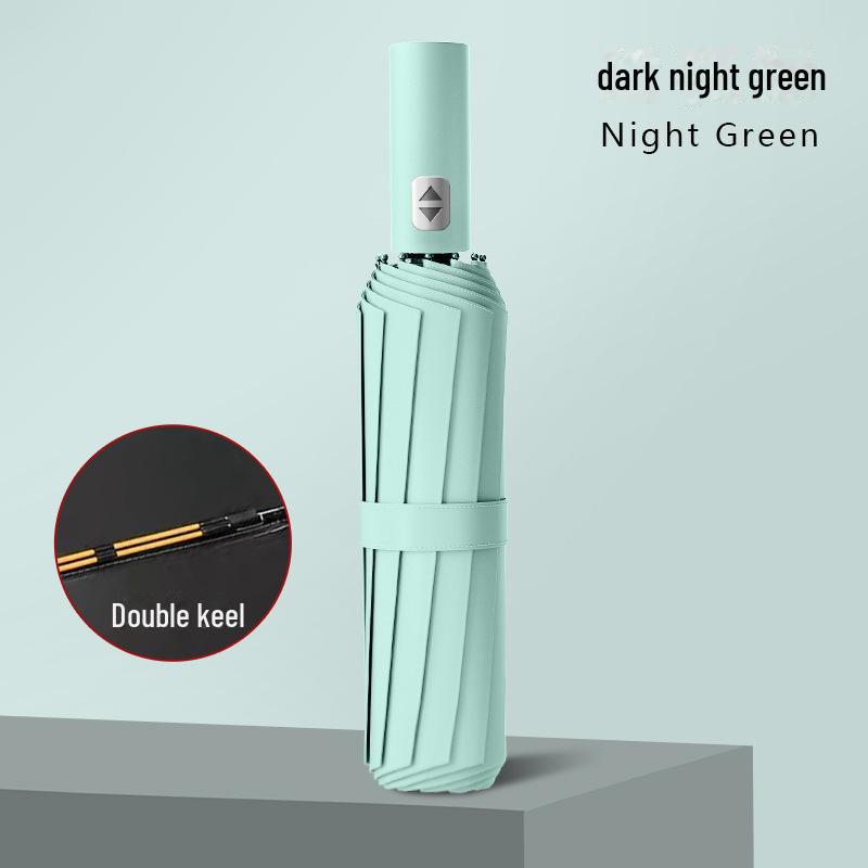 24-Bone Extra Large Fully Automatic Folding Umbrella for Sun and Rain Protection