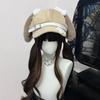 Gothic Lolita Beret Kawaii Hat Punk Bone Long Eared Puppy Hat For Women Girls Cosplay Hats Versatile Sunscreen Hat Gifts