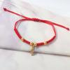 Chinese Style Lucky Red Rope New Year Fortune Bracelet Cute Snake Year Bracelet  Women