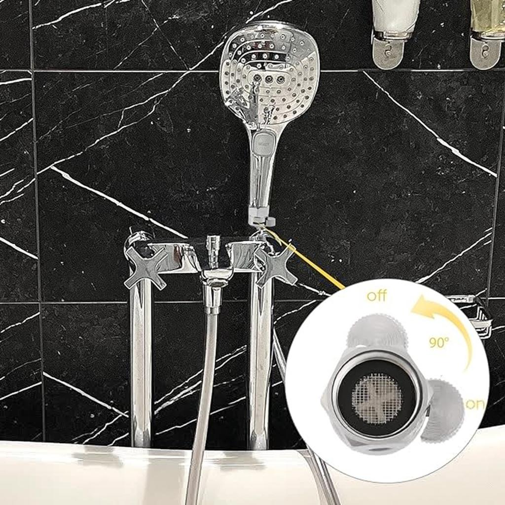 Shut-off Valves 1/2 Inch Thread Shower Head Shut-off Valves Angles Valves Durable for Shower Head Hand Shower Shower Arm