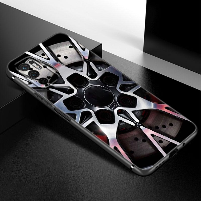 

Чехол для телефона Sport Car Hub Guscio для Xiaomi Redmi Note 7 8 9 10 Lite 11 11E 11T 12 Pro 11S 4G 10T 5G 8T 9S 10S TPU Черная крышка Redmi Note 7(Pro)