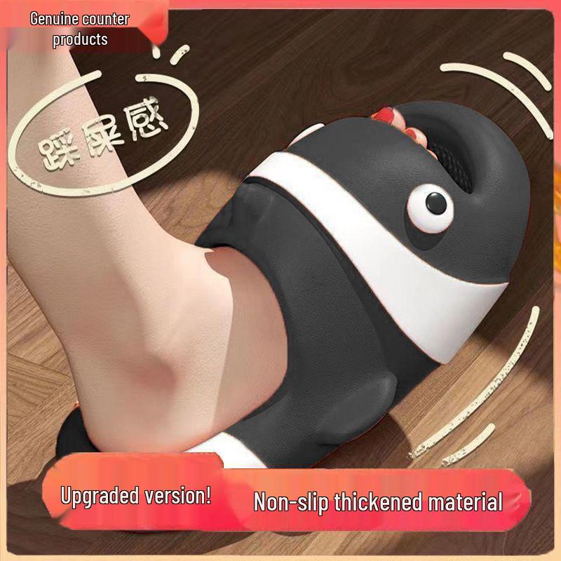 Clownfish Kids' Cartoon Slippers - Non-Slip Indoor Summer Footwear for Boys, Girls & Parent-Child Families