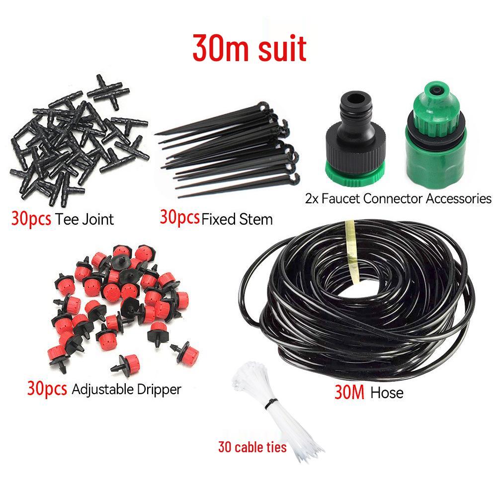 Adjustable Garden Sprinkler & Drip Irrigation System