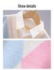 Girls' Knitted Two-Piece Sweater - Spring/Autumn Spliced Style for Children