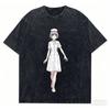 Hot Call of The Night Graphic T-shirt Gothic Aesthetic Streetwear Unisex Oversized Summer Cotton Washed Graphic Tee, Harajuku Style
