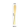 Stainless steel tableware, knives, forks and spoons, western food, golden steak, knives, forks and spoons four-piece set