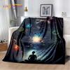 3D Yoga Zen Naturalize Meditation Rainbow 7 Chakra Blanket,Flannel Throw Blanket for Home Bedroom Bed Sofa Picnic Office Hiking