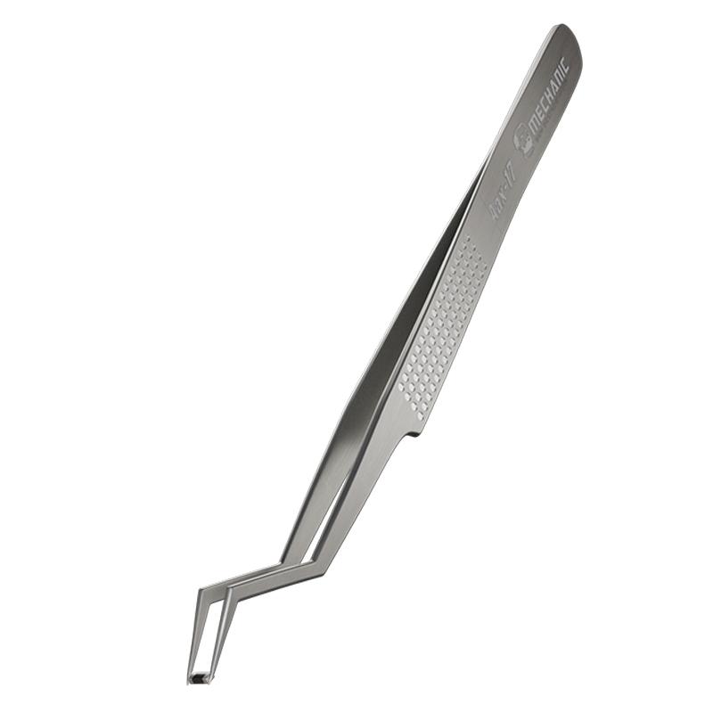 

MECHANIC Aax-17 Stainless Steel Precision Tweezers for Phone Chip Tin Planting Non-magnetic Flying Wire Tiny Clamping Tool