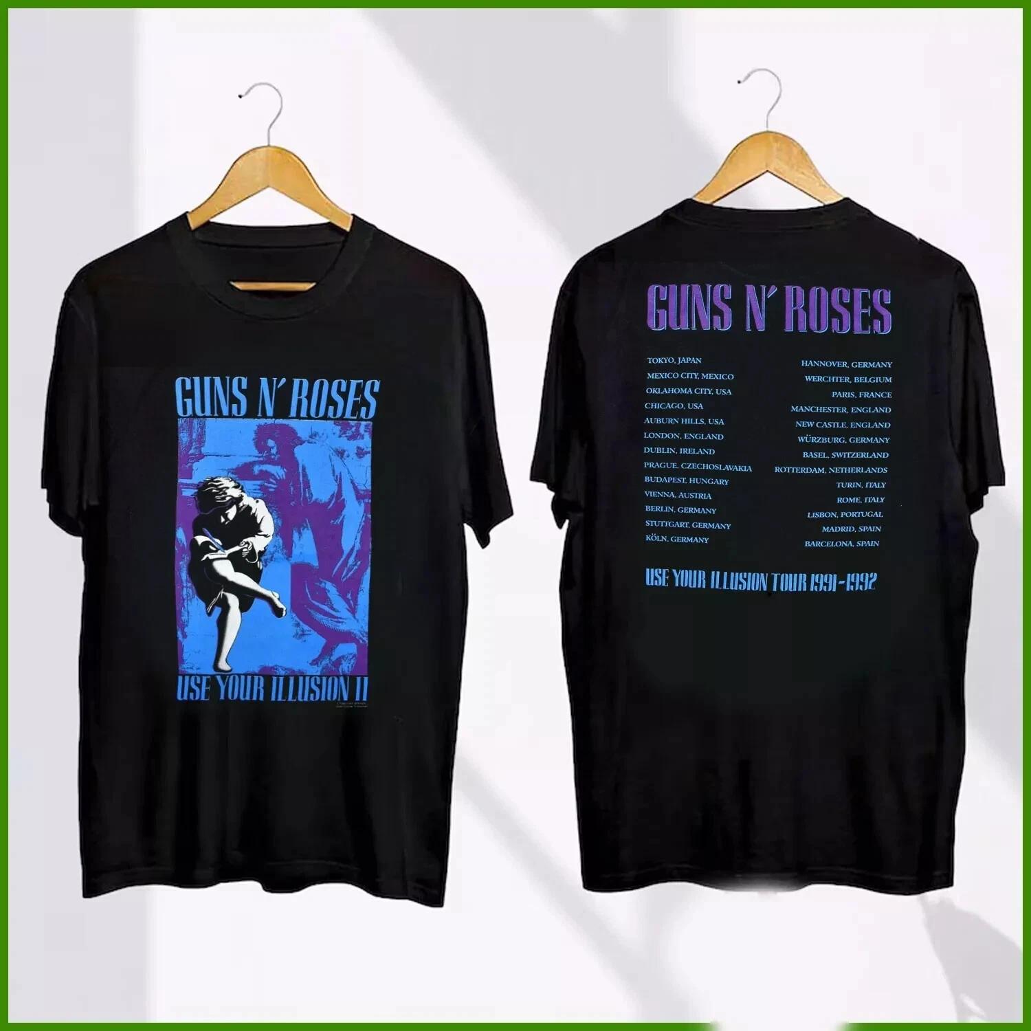 Винтажная футболка Guns N  Roses  Use Your Illusion II  M