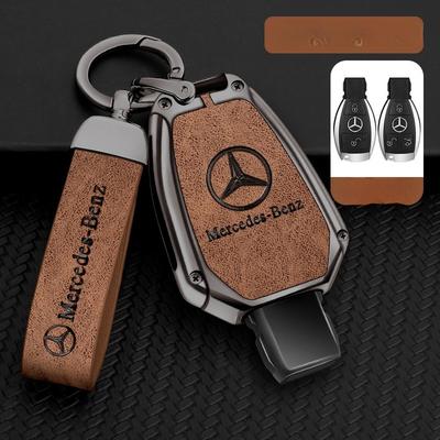 Applicable To Mercedes-Benz Key Cover E300L New C-class Car 260L Buckle GLC Case A200L Bag Male GLA Female GLB Suitable for S4