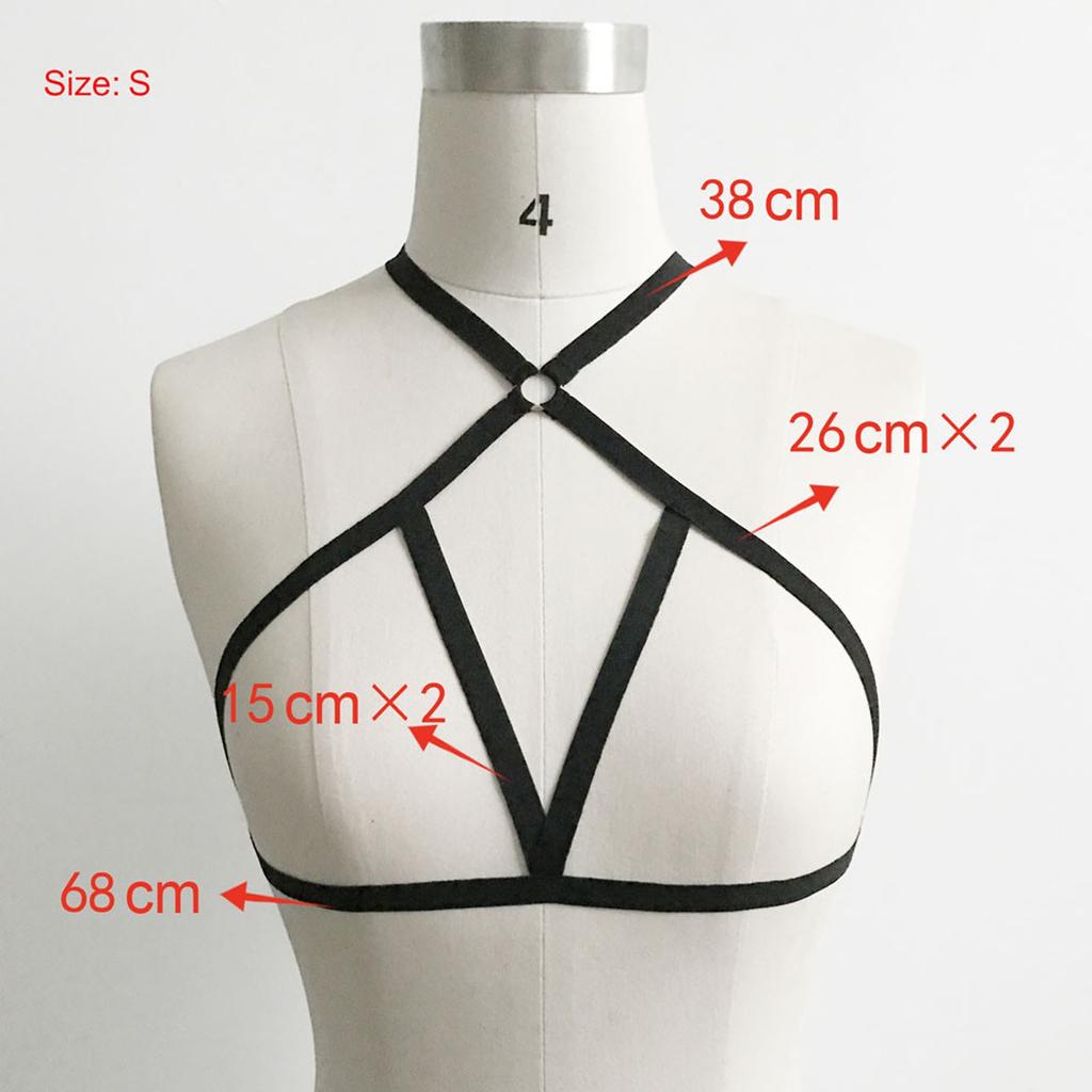 Sexy ženy dámy Dutá podprsenka Cage Crop Prsnatejšie topy