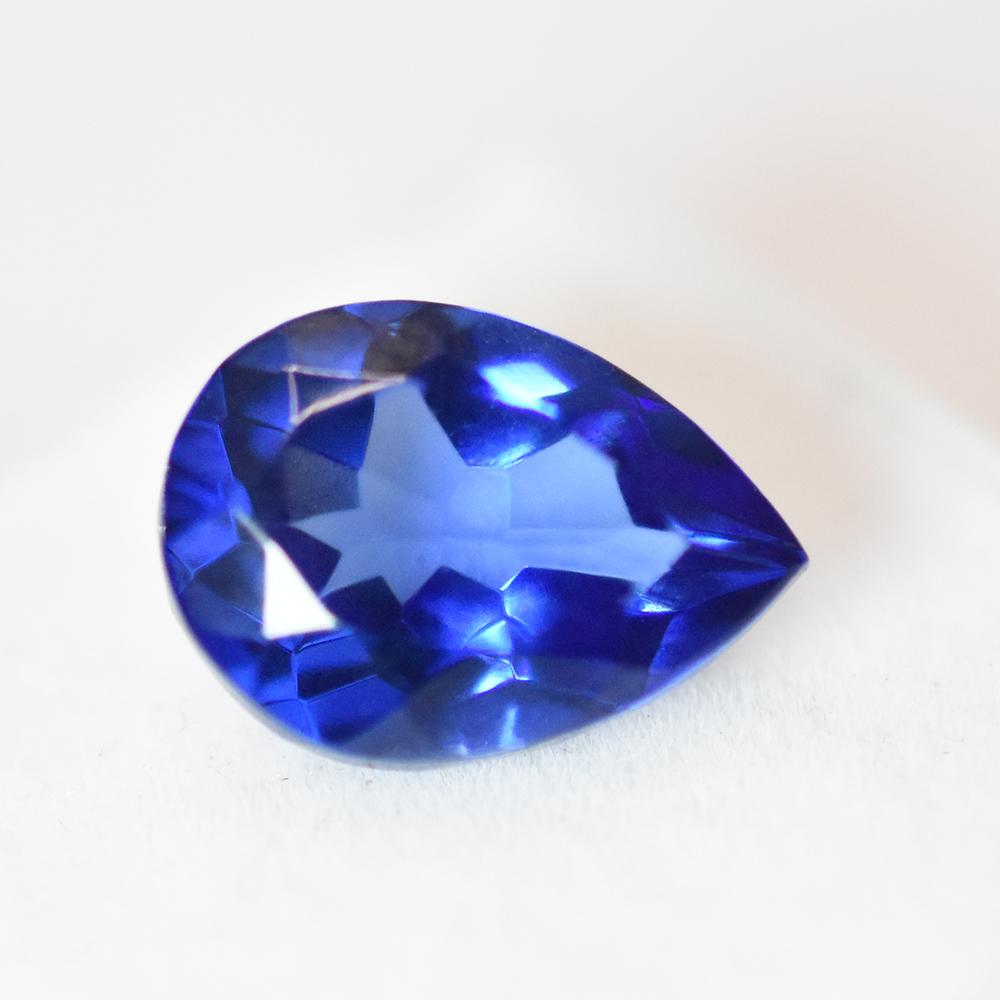 13x9 mm PERFECT Pear Shape CERTIFIED Natural Blue Sapphire Loose Gemstone