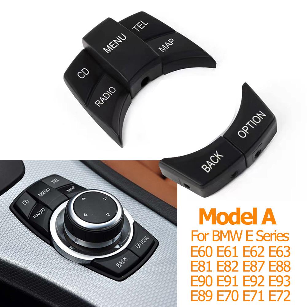 Interior Car CIC IDrive Multi Media Knob Menu Buttons Replacement For BMW E60 E61 E63 E64 E81 E82 E87 E88 E89 E90 E92 E70 E71