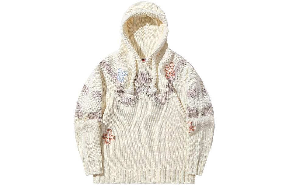 Li Ning Knitwear Women s Ivory Hooded Moderate Other AMBT130-3 M