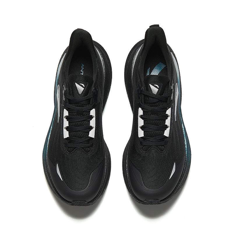 Anta CC2 Fashion Versatile Non-Slip Wear-Resistant Low-Top Running Shoes Men sneaker Black Silver 912445552-5