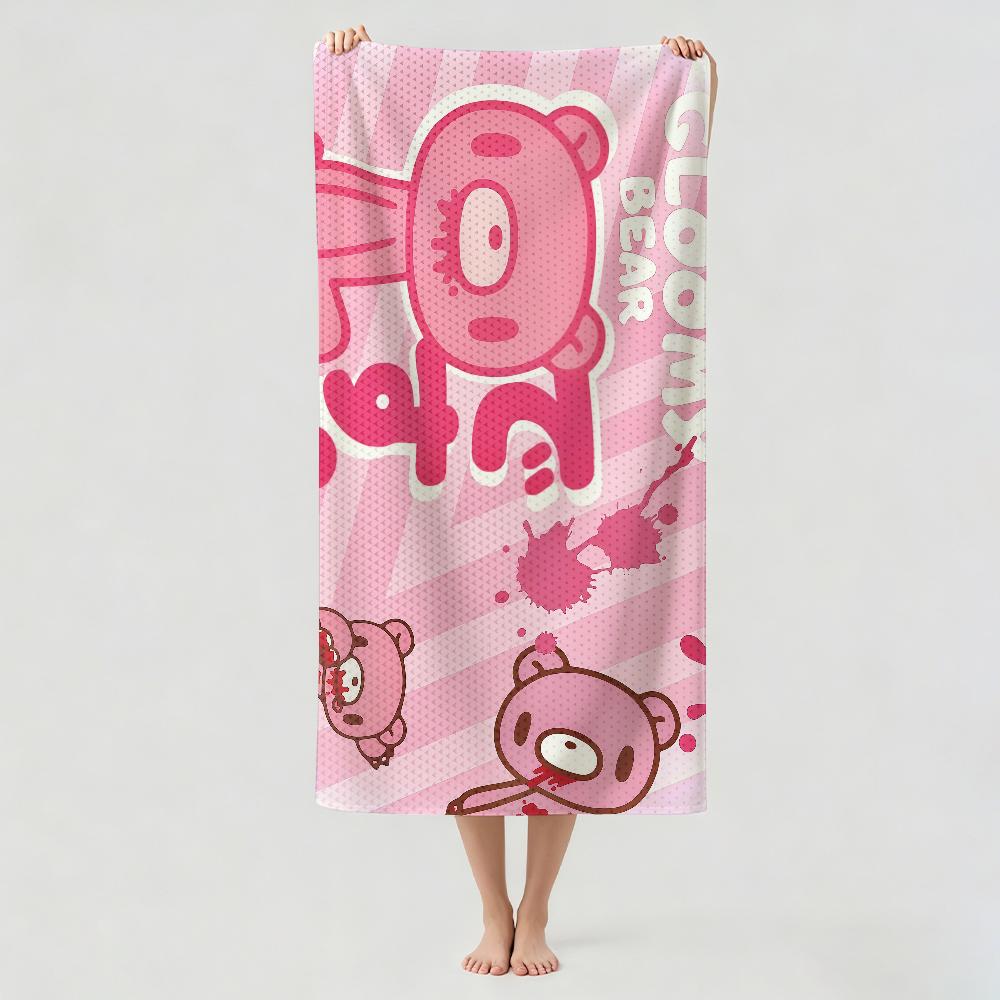 Cartoon G-Gloomy Bear Towel Drying Bath Towel Applicable To Light Swimming Camping Yoga Beach Out