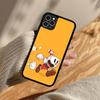 Cute Cuphead Phone Case For IPhone 17 16 Pro Max 11 12 13 14 15 Hard PC+TPU Bracket Back Cover