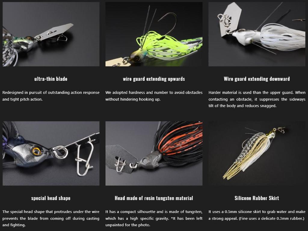 Jackall Super Break B 1/2 Oz Sinking Lure Super White (1882)