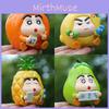 Shin Chan Creyon Anime Fruit Figure Cartoon Desktop Collectibles Decorations