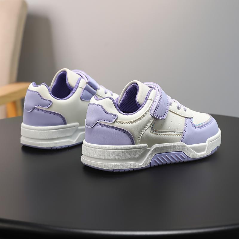 Children's Fashionable and Convenient Velcro Casual Sports Shoes Thick Soled Children's Skateboarding Shoes 28-39