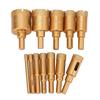 12pcs Multipurpose Tile Hole Opener Set Durable Drill Bits for Brick Diamond Hole Saw Kit  Marble