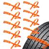 10 Pieces Anti-skid Chains For Car Tires Car Tire Anti-skid Chains Anti-Slip Wheel Zip Ties Snow Tire Chains For Sedan SUV