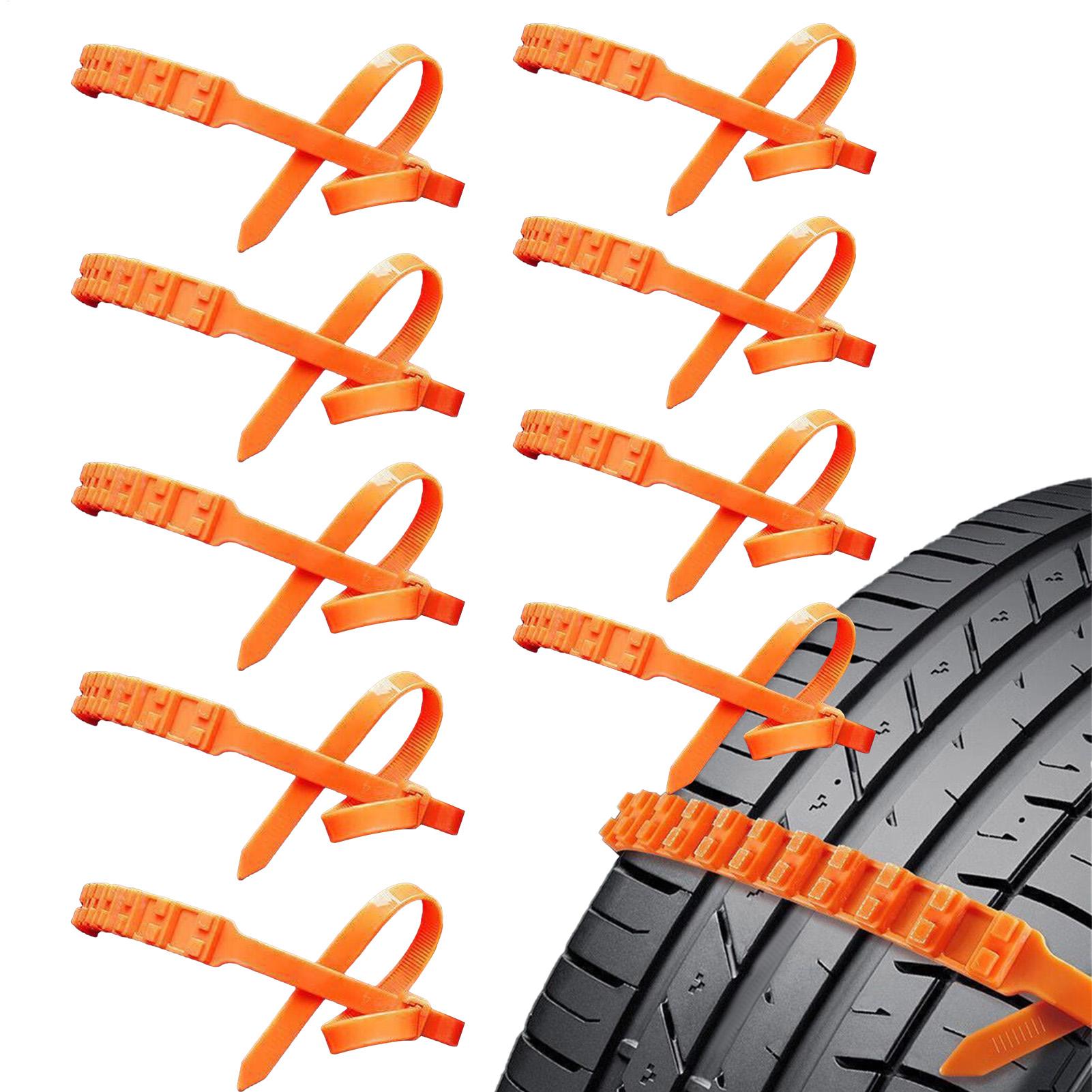 10 штук противоскользящих цепей для автомобильных шин, противоскользящие цепи для автомобильных шин, противоскользящие хомуты для колес, цепи для снежных шин для седана, внедорожника China Mainland