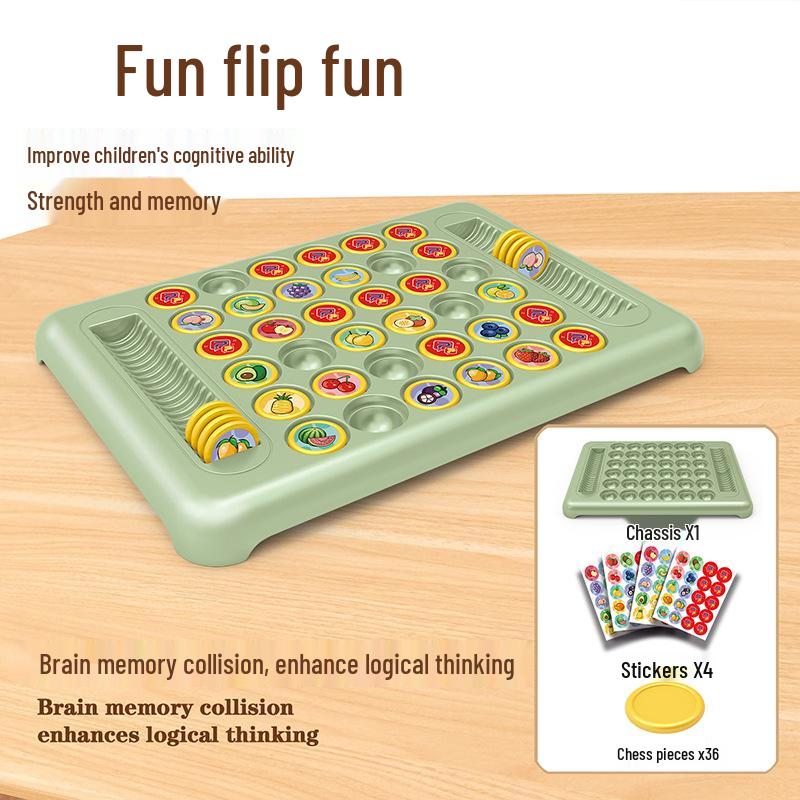 Multiplayer Memory Match-3 Board Game for Kids