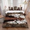 One Piece Adventure Printed 3pcs Bedding Set Soft Microfiber 1 Duvet Cover And 2 Pillowcases Home Bedroom Decor Xmas Gift Ek176