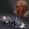 Koreanische Strass Haarnadel Hinterkopf Federclip Eleganter Top Clip Haarschmuck Pferdeschwanzclip Damen Haarnadel Erwachsener Clip Kopfschmuck