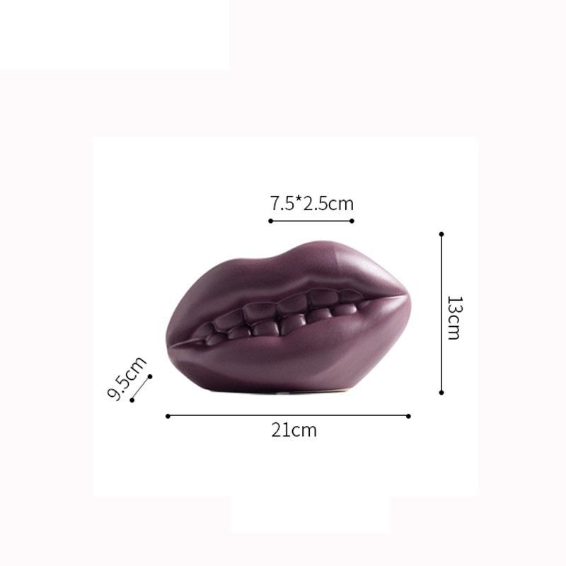 

Human Facial Features Ceramic Vase Ear, Eyes, and Mouth Abstract Vases Table Decoration Flowers Arrangement Room Aesthetic Decor