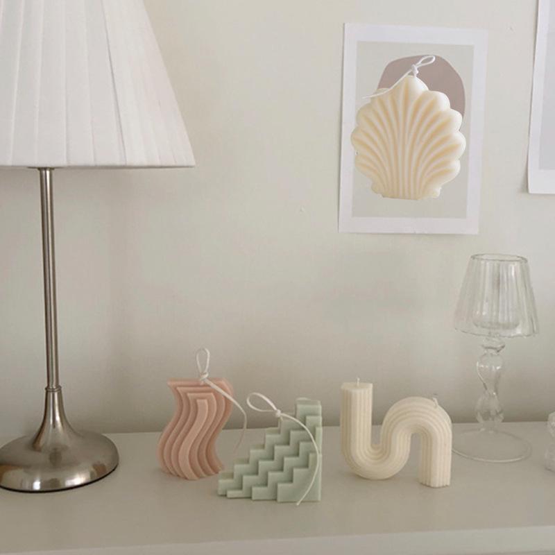 Geometric S & N-Shape Arch Aromatherapy Candle Silicone Mold