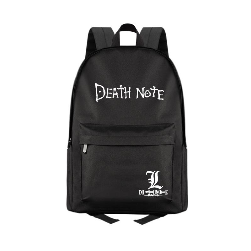 Death Note Anime Peripheral School Bag Male Female Student Daily Backpack Computer Travel Backpack