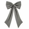Multi-Purpose Fabric Bow Wall Decor Plaid Bow Large Fabric Bow  Wedding Photo Booth