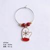 Christmas Glass Cup Identifier Santa Claus Hat Wine Glass Decor Ornaments Christmas Decorations Navidad Noel New Year 2026