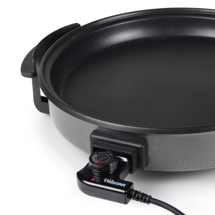 Sauteuse Multifonction Tristar PZ-2963 - 30 Cm - 1,75 L - Pour 4 Personnes - Thermostat Réglable - 1500 W