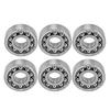 10Pcs Self Aligning Ball Bearings Double Row Radial Balls Bearing for Gearboxes Roller Skates