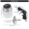 Effektive Aluminium-Sandstrahler Robuste Luft-Sandstrahler 1000ml Aluminiumtöpfe für Effiziente Rost- und Farbentfernung