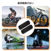 1 Pair Black Motorcycle Handlebar Grips, Fits Inner Diameter 1.0 - 1.2 Inches (2.6