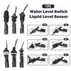 1pz 12V-110V Interruttore Livello Acqua Sensore Livello Liquido Interruttore a Galleggiante Sfera in Plastica PP Interruttore Livello Acqua