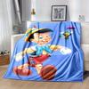 1pc, Pinocchio & Jiminy Cricket Blanket, Soft Blankets for Friends, Birthday Gift for Friends, Home Decor, Throw Blanket for Couch, Bed, Car, Travel,